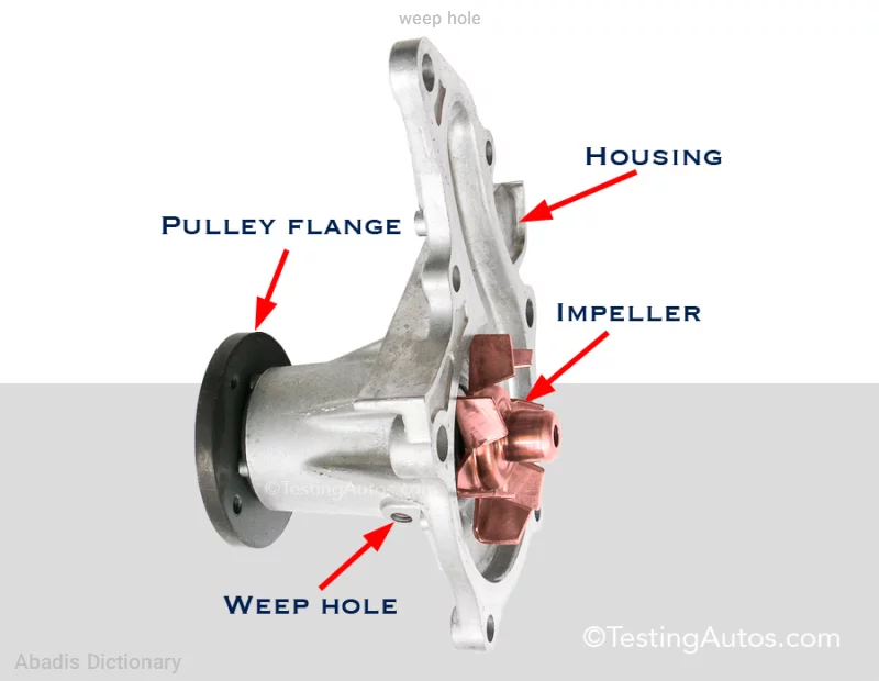 weep hole
